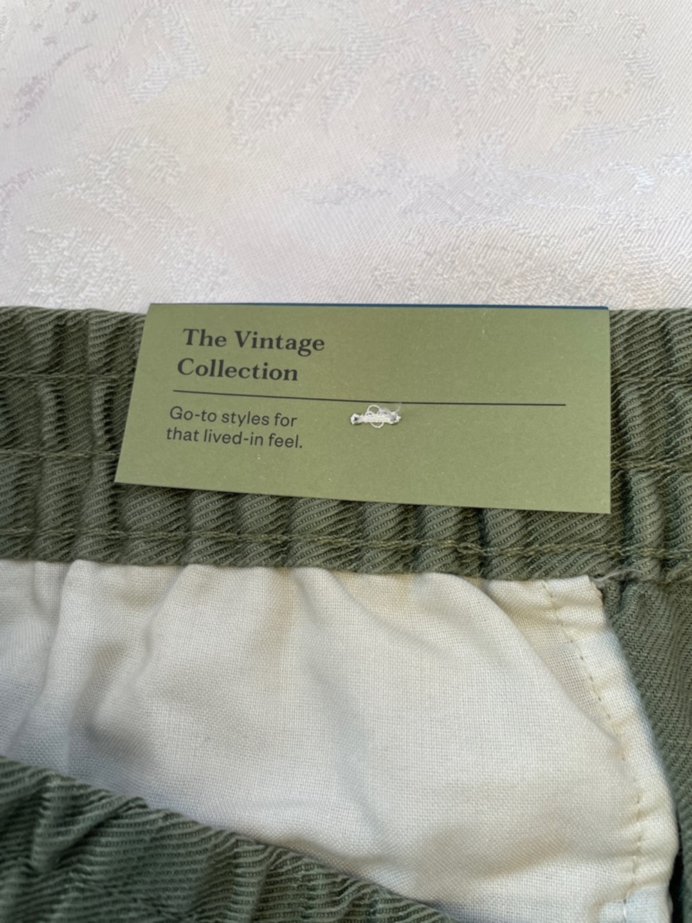 NWT Goodfellow & Co. Men's Olive Green Elastic-Waist Drawstring Shorts. Size L - Picture 5 of 7